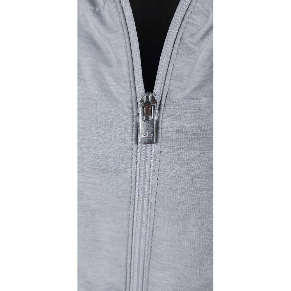 Peter Millar Vest Womens XL Gray Blue Quilted Jacket Full Zip Golf - Picture 3 of 11